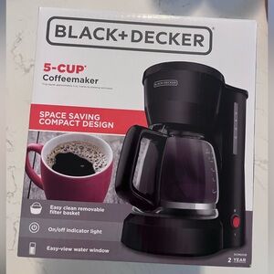 Black & Decker Black 5-Cup Coffeemaker